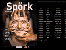 Tablet Screenshot of christofspoerk.at